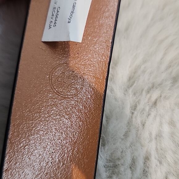 NEW J. Crew Men's Black Leather Round Buckle Dress Belt - Picture 13 of 14